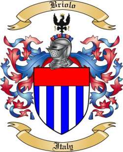Briolo Family Crest from Italy