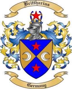 Brittharius Family Crest from Germany