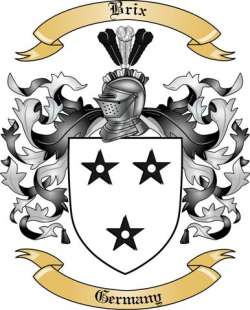 Brix Family Crest from Germany