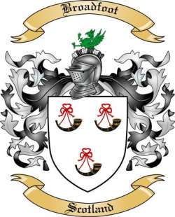 Broadfoot Family Crest from Scotland
