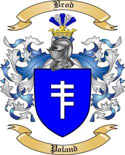 Brod Family Crest from Poland