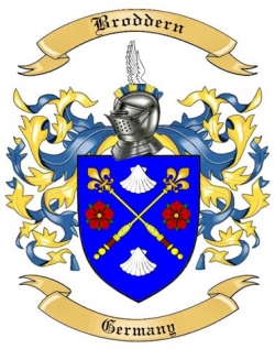 Broddern Family Crest from Germany