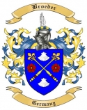 Broeder Family Crest from Germany