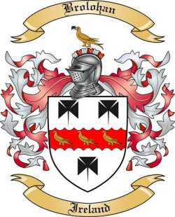 Brolohan Family Crest from Ireland