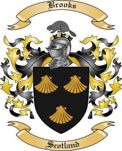 Brooks Family Crest from Scotland