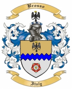 Brosso Family Crest from Italy