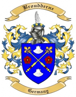 Broudderne Family Crest from Germany