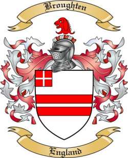 Broughten Family Crest from England