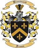 Broussard Family Crest from France