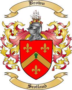 Brown Family Crest from Scotland