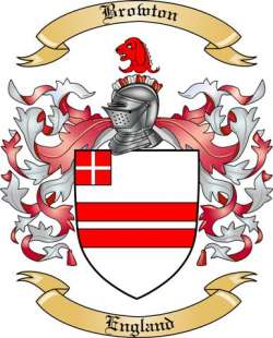 Browton Family Crest from England