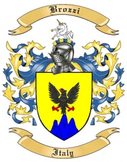 Brozzi Family Crest from Italy