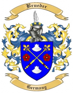 Brueder Family Crest from Germany