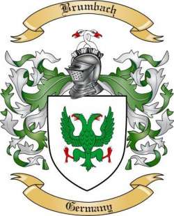 Brumbach Family Crest from Germany
