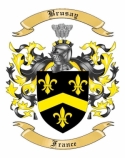 Brusay Family Crest from France