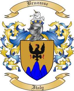 Bruzzese Family Crest from Italy2