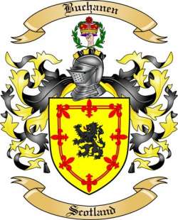 Buchanen Family Crest from Scotland