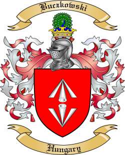 Buczkowski Family Crest from Hungary