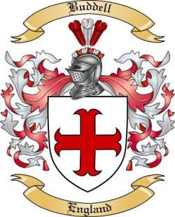 Buddell Family Crest from England
