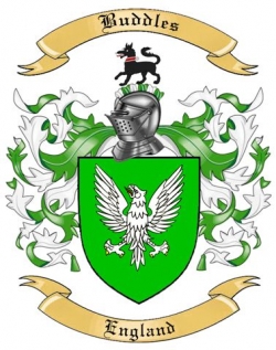 Buddles Family Crest from Enlgand