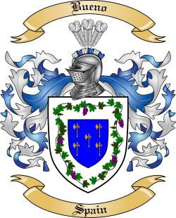 Bueno Family Crest from Spain