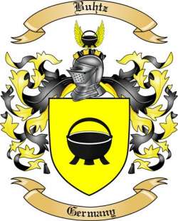 Buhtz Family Crest from Germany