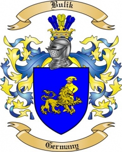 Bulik Family Crest from Germany