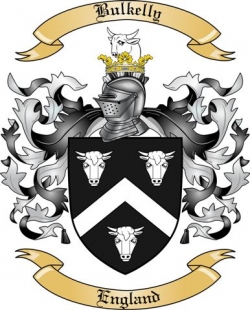 Bulkelly Family Crest from England