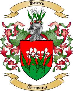 Bunck Family Crest from Germany