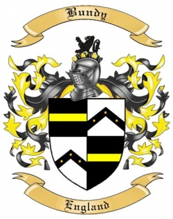 Bundy Family Crest from England