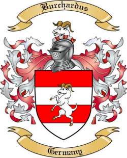 Burchardus Family Crest from Germany