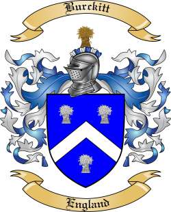 Burckitt Family Crest from England