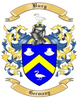 Burg Family Crest from Germany