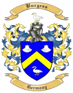 Burgess Family Crest from Germany