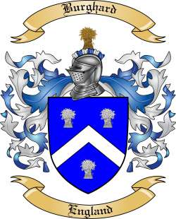 Burghard Family Crest from England