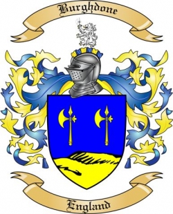 Burghdone Family Crest from England