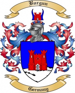 Burgun Family Crest from Germany