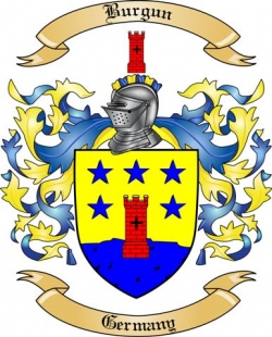 Burgun Family Crest from Germany2