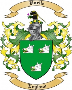 Burlie Family Crest from England