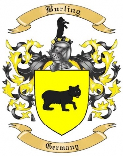 Burling Family Crest from Germany