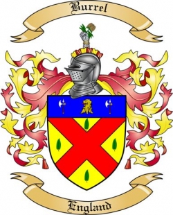 Burrel Family Crest from England