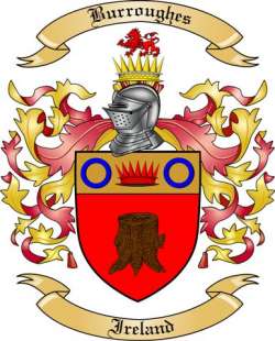 Burroughes Family Crest from Ireland