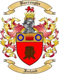 Burroughs Family Crest from Ireland