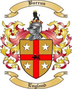 Burrus Family Crest from England