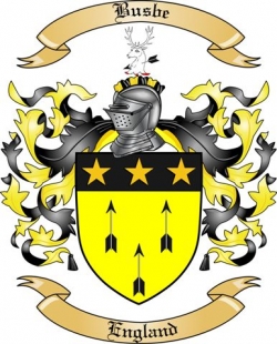 Busbe Family Crest from England