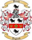 Busch Family Crest from England