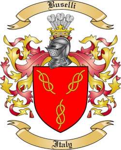 Buselli Family Crest from Poland
