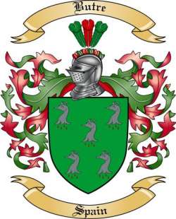 Butre Family Crest from Spain