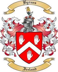 Byrnes Family Crest from Ireland