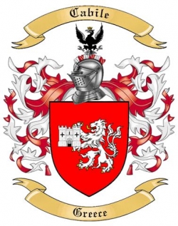 Cabile Family Crest from Greece